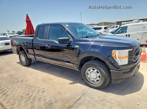 1FTFX1E13MFB67727 2021 FORD F150 Black Front right
