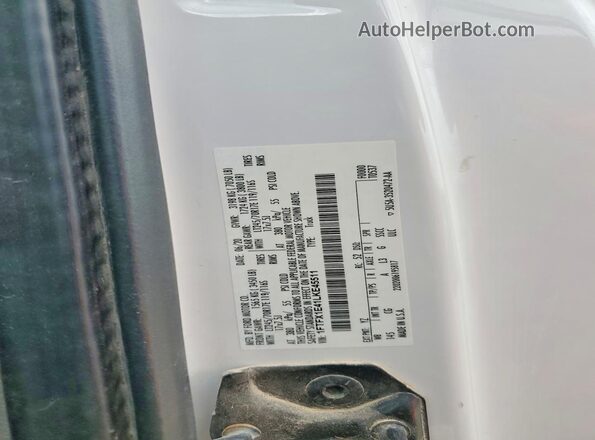 1FTFX1E41LKE45511 2020 FORD F150 White Engine compartment view