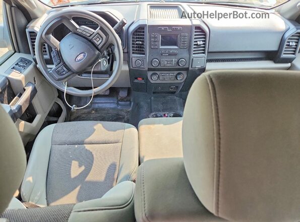 1FTFX1E45KKF24534 2019 FORD F150 White Вид панелі приладів