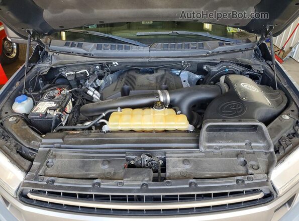 1FTFX1E49KKC66096 2019 FORD F150 Gray Вид задньої частини салону