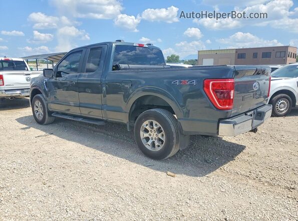 1FTFX1E50MKE48135 2021 FORD F150 Green უკანა მარცხენა