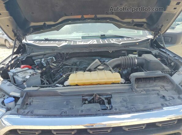 1FTFX1E50MKE48135 2021 FORD F150 Green უკანა სალონის ხედი
