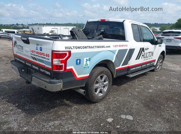 1FTFX1E52JKC43895 2018 FORD F150 White Tył prawy