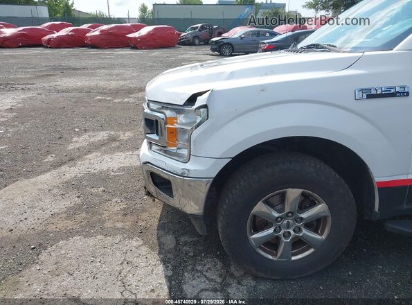 1FTFX1E52JKC43895 2018 FORD F150 White Widok z przodu