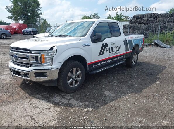 1FTFX1E52JKC43895 2018 FORD F150 White Przód lewy