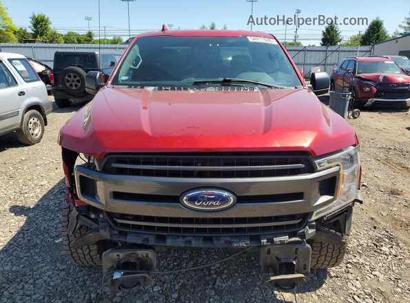 1FTFX1E52JKD44726 2018 FORD F150 Red Դիմացի տեսք