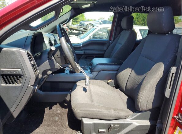 1FTFX1E52JKD44726 2018 FORD F150 Red Սալոնի դիմացի տեսք
