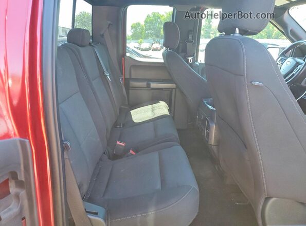 1FTFX1E52JKD44726 2018 FORD F150 Red Հետևի նստատեղերի տեսք