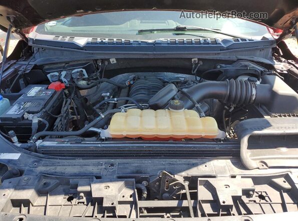 1FTFX1E52JKD44726 2018 FORD F150 Red Սալոնի հետևի տեսք