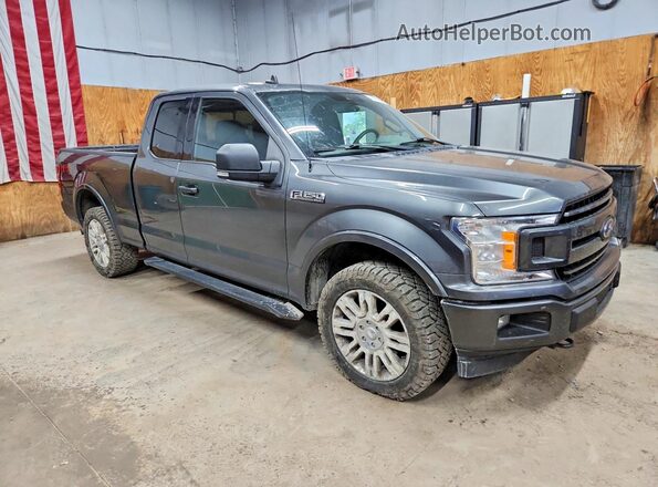 1FTFX1E52LFA85523 2020 FORD F150 Gray Delantero derecho