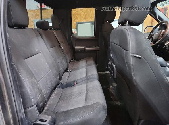 1FTFX1E52LFA85523 2020 FORD F150 Gray Vista de los asientos traseros