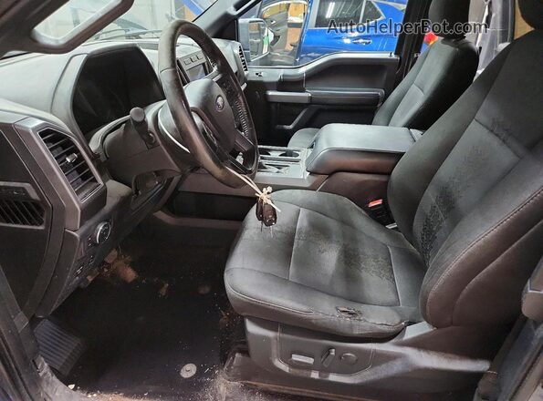 1FTFX1E52LFA85523 2020 FORD F150 Gray Vista interior delantera