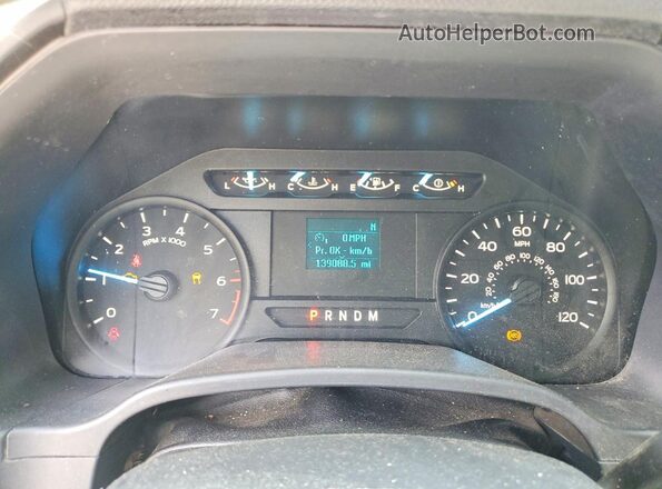1FTFX1E52LKE43324 2020 FORD F150 White Instrument cluster view