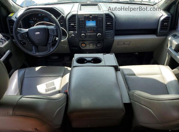1FTFX1E52LKE43324 2020 FORD F150 White Dashboard view