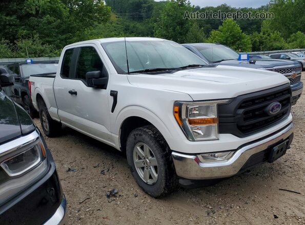 1FTFX1E52MKF14166 2021 FORD F150 Белый Передняя правая четверть
