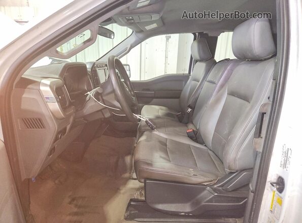 1FTFX1E52MKF14166 2021 FORD F150 Белый Вид салона спереди