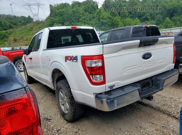 1FTFX1E52MKF14166 2021 FORD F150 Белый Задняя левая четверть