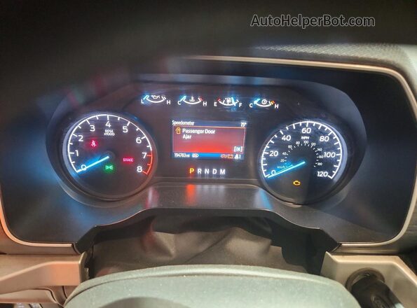 1FTFX1E52MKF14166 2021 FORD F150 Белый Вид щитка приборов