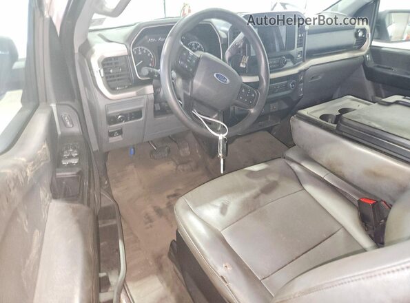 1FTFX1E52MKF14166 2021 FORD F150 Белый Вид панели приборов