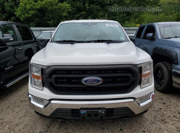 1FTFX1E52MKF14166 2021 FORD F150 Белый Вид наклейки с VIN-кодом