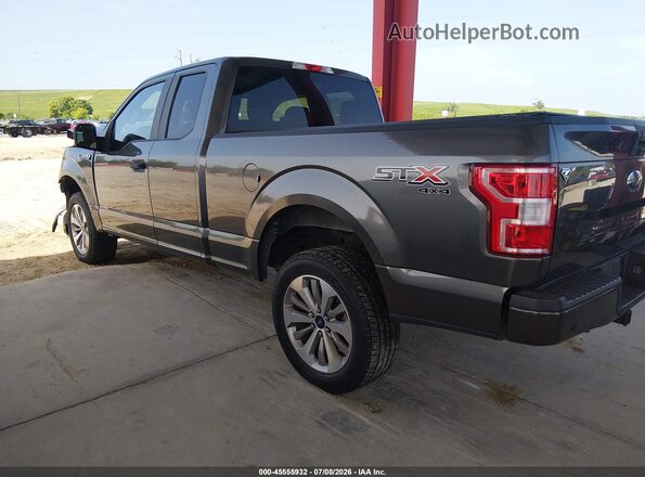 1FTFX1E53JFC28055 2018 FORD F150 Серый Задняя левая четверть