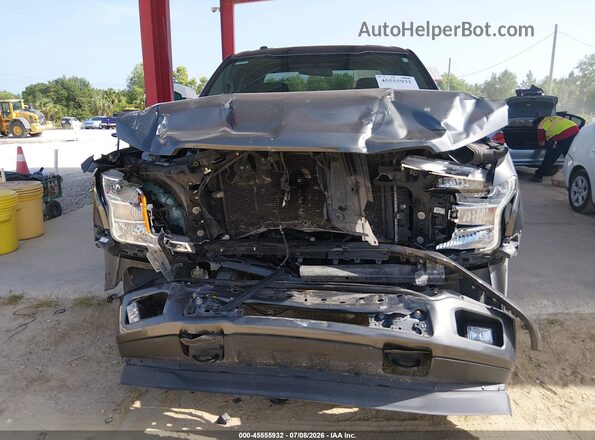 1FTFX1E53JFC28055 2018 FORD F150 Серый Вид спереди