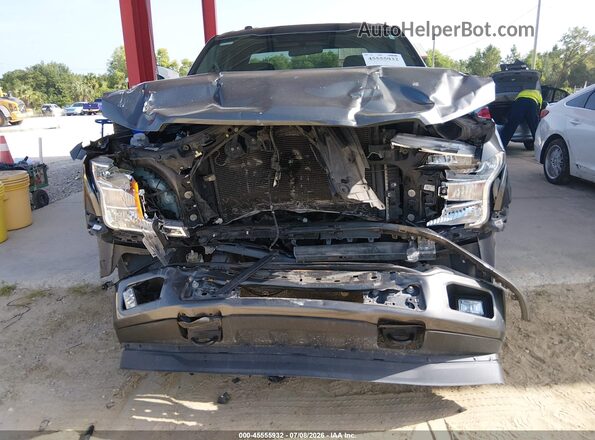 1FTFX1E53JFC28055 2018 FORD F150 Серый Вид щитка приборов