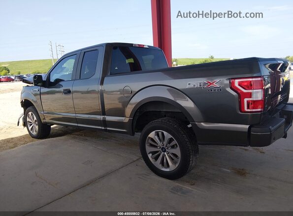 1FTFX1E53JFC28055 2018 FORD F150 Серый Панорамный вид салона 360°