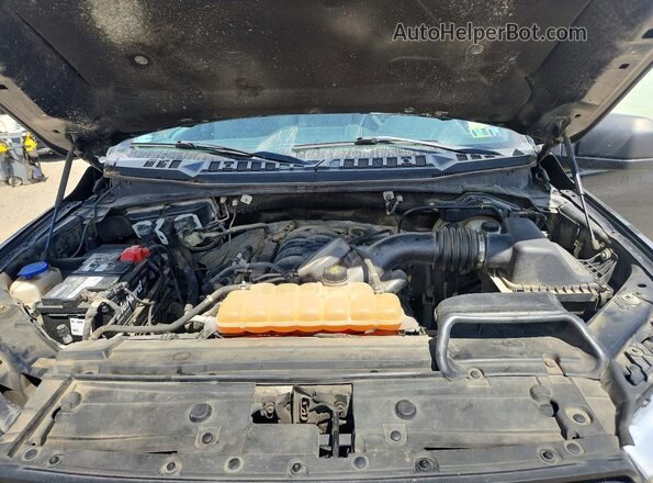 1FTFX1E53JKE05906 2018 FORD F150 Black Вид задньої частини салону