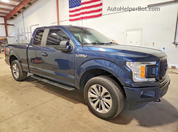 1FTFX1E54JFC51151 2018 FORD F150 Blue წინა მარჯვენა
