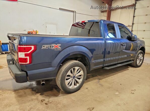 1FTFX1E54JFC51151 2018 FORD F150 Blue უკანა მარჯვენა