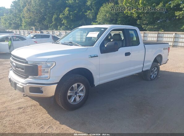 1FTFX1E55JKF42376 2018 FORD F150 White წინა მარცხენა ხედი სამი მეოთხედიდან