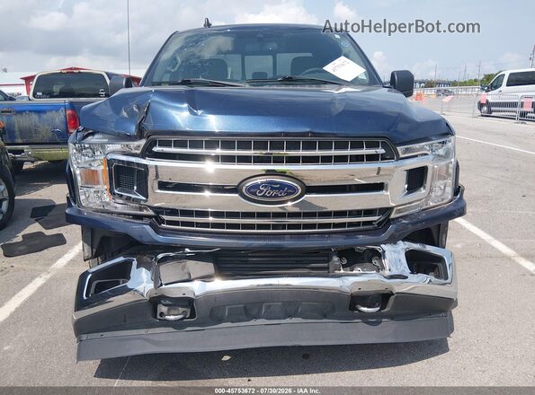 1FTFX1E55LFA05616 2020 FORD F150 Синий Вид щитка приборов
