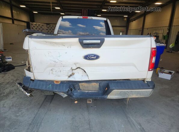 1FTFX1E56JFA55843 2018 FORD F150 Белый Вид сзади