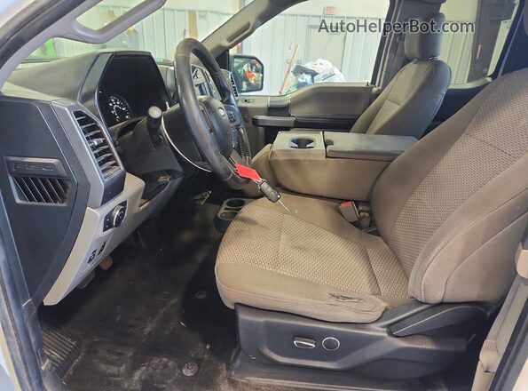 1FTFX1E56JFA55843 2018 FORD F150 Белый Вид салона спереди