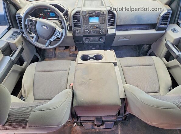 1FTFX1E57JKF15521 2018 FORD F150 White წინა პანელის ხედი