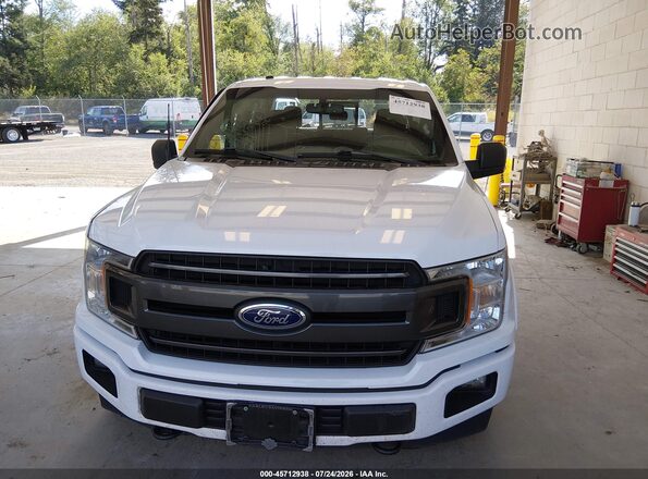 1FTFX1E57JKG12153 2018 FORD F150 Белый Вид задней части салона