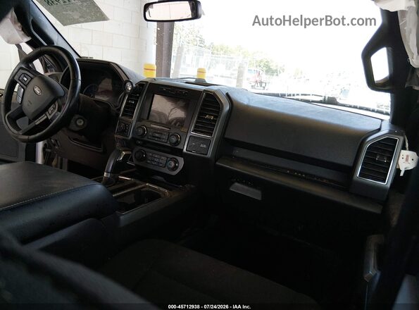 1FTFX1E57JKG12153 2018 FORD F150 Белый Вид салона спереди