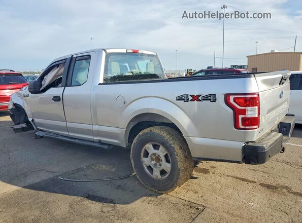 1FTFX1E58JFE10513 2018 FORD F150 Silver Trasero izquierdo