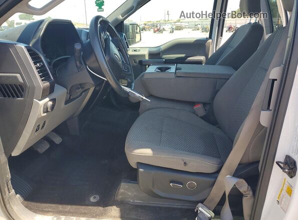 1FTFX1E58JKE31837 2018 FORD F150 Белый Вид салона спереди