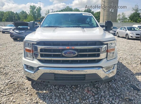 1FTFX1E58MKF02491 2021 FORD F150 Белый Вид спереди