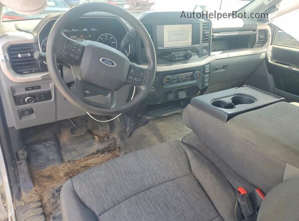 1FTFX1E58MKF02491 2021 FORD F150 Белый Вид панели приборов