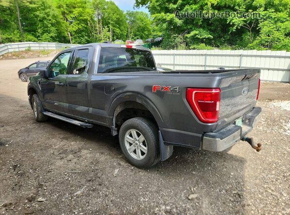 1FTFX1E58NFB30029 2022 FORD F150 Gray Задня ліва чверть