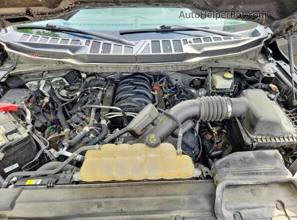 1FTFX1E58NFB30029 2022 FORD F150 Gray Вид задньої частини салону