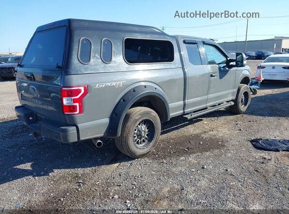 1FTFX1E59JFD32548 2018 FORD F150 Gray Задня права чверть