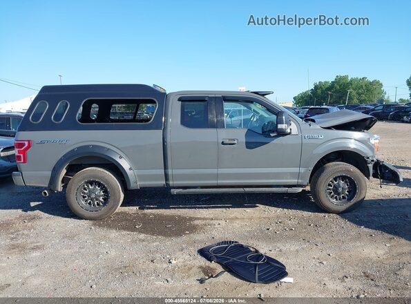 1FTFX1E59JFD32548 2018 FORD F150 Gray Панорамний вид салону 360°