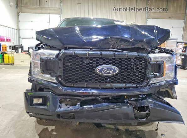 1FTFX1E59JFE33489 2018 FORD F150 Black Դիմացի տեսք
