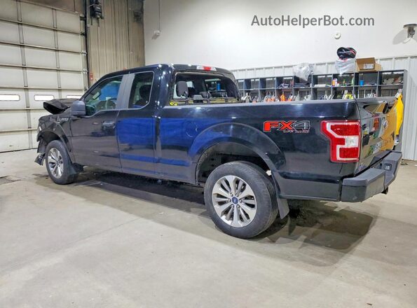 1FTFX1E59JFE33489 2018 FORD F150 Black Հետևի ձախ