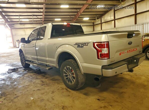 1FTFX1E59KKF13884 2019 FORD F150 Silver Trasero izquierdo