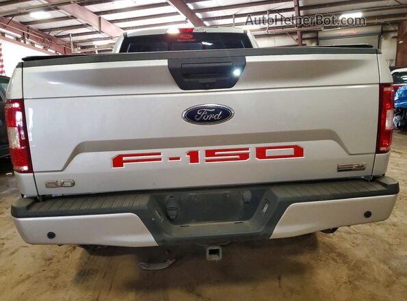 1FTFX1E59KKF13884 2019 FORD F150 Silver Vista trasera